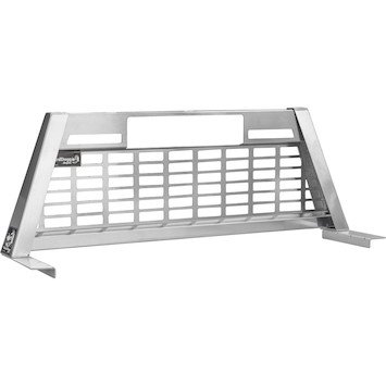 Gloss White Aluminum GuardDogg® Pick-Up Truck Headache Rack with Mounting Brackets